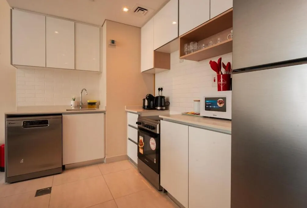 Comforting 1Br At Bridges Tower With Pool&Gym 1208 B3 Abou Dabi Appartement